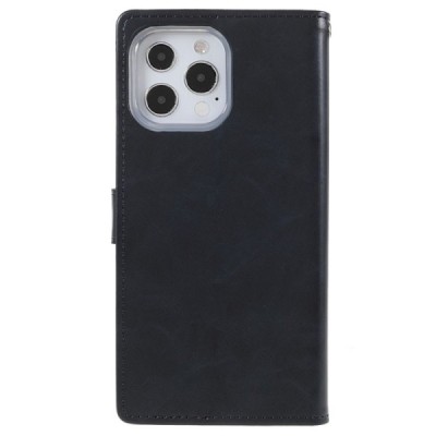 Mercury Blue Moon кожаный чехол-книжка Apple iPhone 13 Pro Max чёрного цвета | Vacins.lv