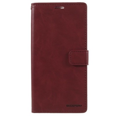 Mercury Blue Moon кожаный чехол-книжка Apple iPhone 13 Pro Max бордового цвета | Vacins.lv