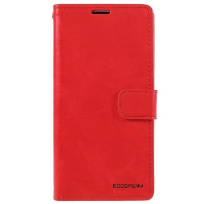 Mercury Blue Moon кожаный чехол-книжка Apple iPhone 13 красного цвета | Vacins.lv