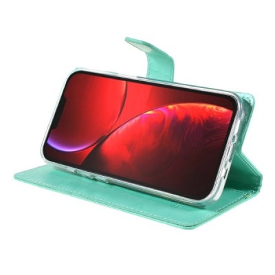 Mercury Blue Moon Apple iPhone 13 atvērams piparmētru ādas maciņš - maks | Vacins.lv