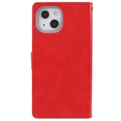 Mercury Blue Moon кожаный чехол-книжка Apple iPhone 13 Mini красного цвета | Vacins.lv