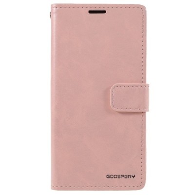 Mercury Blue Moon кожаный чехол-книжка Apple iPhone 13 Mini светло-розового цвета | Vacins.lv