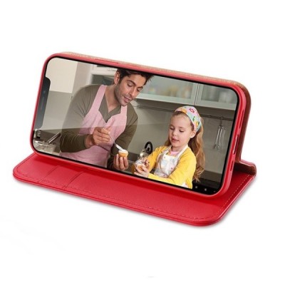 „Dux Ducis“ Hivo серии Apple iPhone 13 Pro Max красный кожаный чехол-книжка | Vacins.lv