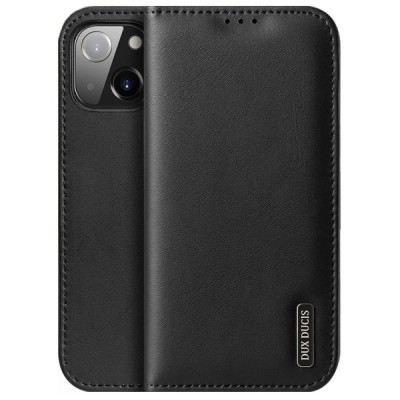 „Dux Ducis“ Hivo серии Apple iPhone 13 Mini чёрный кожаный чехол-книжка | Vacins.lv