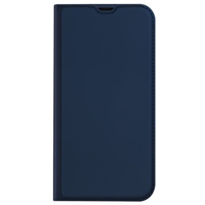 Apple iPhone 13 Pro „Dux Ducis“ Skin sērijas tumši zils ādas atvērams maciņš | Vacins.lv