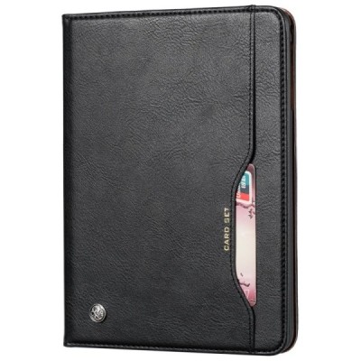 Greznais „Comma“ sērijas ādas atvērams melns Apple iPad 10.2" (2019, 2020, 2021) futrālis | Vacins.lv