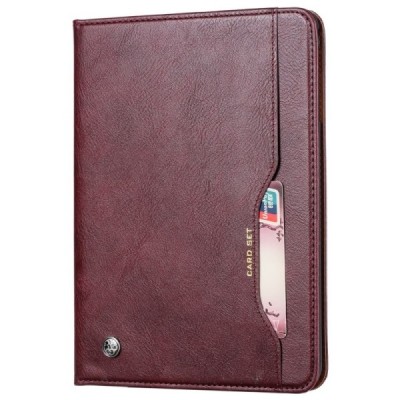 Greznais „Comma“ sērijas ādas atvērams bordo Apple iPad 10.2" (2019, 2020, 2021) futrālis | Vacins.lv
