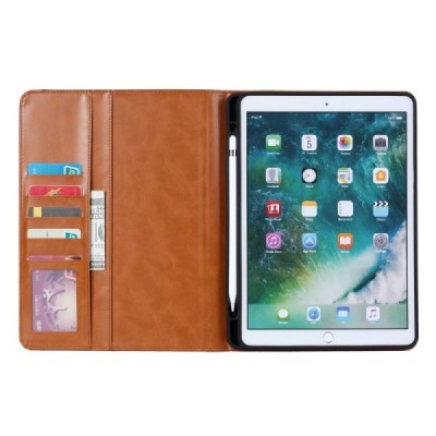 Greznais „Comma“ sērijas ādas atvērams brūns Apple iPad 10.2" (2019, 2020, 2021) futrālis | Vacins.lv
