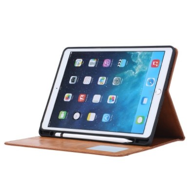 Greznais „Comma“ sērijas ādas atvērams brūns Apple iPad 10.2" (2019, 2020, 2021) futrālis | Vacins.lv