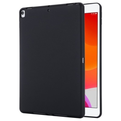 Apple iPad 10.2" (2019, 2020, 2021) „Shell“ cieta silikona (TPU) melns apvalks | vacins.lv