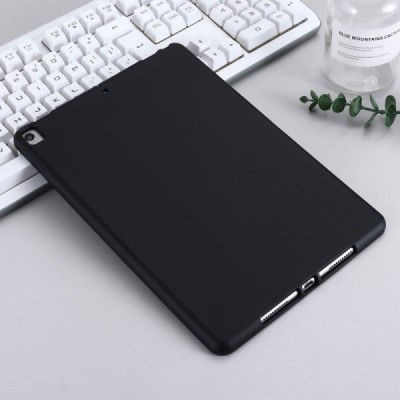 Apple iPad 10.2" (2019, 2020, 2021) „Shell“ cieta silikona (TPU) melns apvalks | vacins.lv