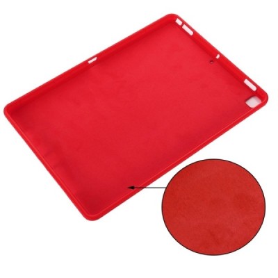 Apple iPad 10.2" (2019, 2020, 2021) „Shell“ cieta silikona (TPU) sarkans apvalks | vacins.lv