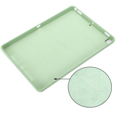 Apple iPad 10.2" (2019, 2020, 2021) „Shell“ cieta silikona (TPU) zaļš apvalks | Vacins.lv