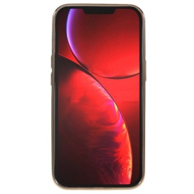 Apple iPhone 13 Mini „X-Level“ Glitter Case TPU силиконовый прозрачный чехол с золотой рамкой | Vacins.lv