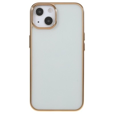 Apple iPhone 13 „X-Level“ Glitter dzidrs (caurspīdīgs) silikona TPU apvalks (apmales zeltā krāsā) | Vacins.lv