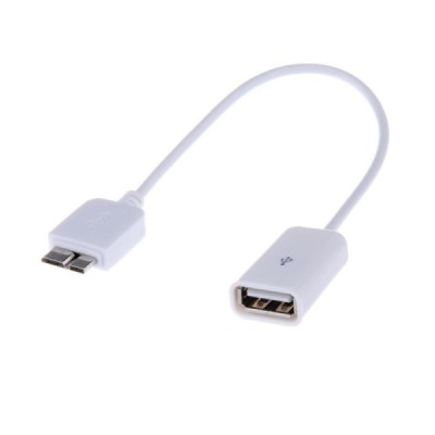 Micro USB 3.0 OTG balts / vacins.lv