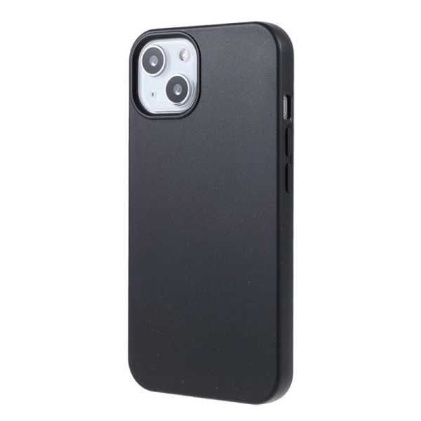 Твердый силиконовый чехол (TPU) - чёрный (iPhone 13)
