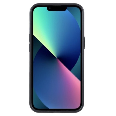 Твердый силиконовый чехол (TPU) для Apple iPhone 13 - чёрный | Vacins.lv