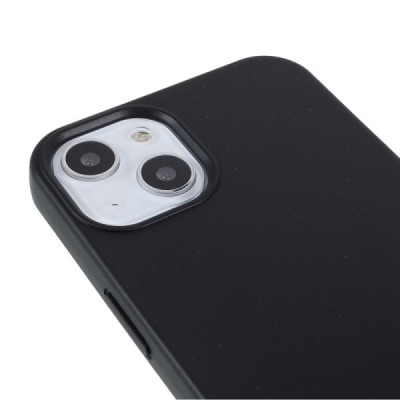 Твердый силиконовый чехол (TPU) для Apple iPhone 13 - чёрный | Vacins.lv