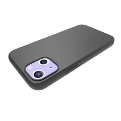 Apple iPhone 13 Mini cieta silikona (TPU) melns apvalks | vacins.lv