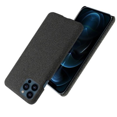 Apple iPhone 13 Pro Max „Bi-Color“ Splicing melns ādas apvalks | Vacins.lv