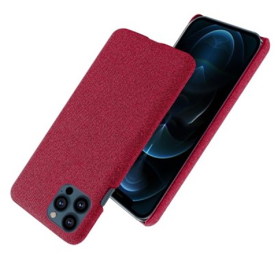„Bi-Color“ Splicing Apple iPhone 13 Pro красный кожаный чехол | Vacins.lv