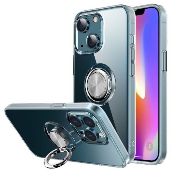 „Sheet“ Kickstand (TPU) чехол - прозрачный (iPhone 13)