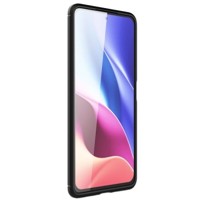 Xiaomi Poco F3 (Mi 11i) твердый силиконовый чехол (TPU) - черный | Vacins.lv