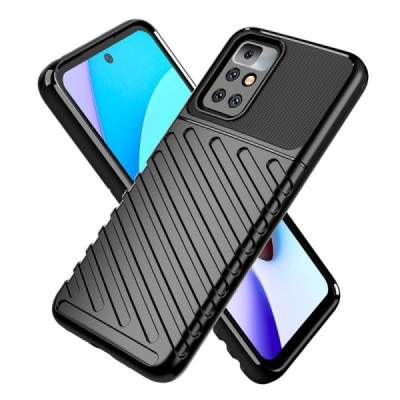 Xiaomi Redmi 10 Twill твердый силиконовый чехол из TPU чёрного цвета | Vacins.lv