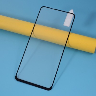 Xiaomi Redmi Note 9 „Rurihai“ 9H Tempered Glass  усиленная защита, черное защитное стекло с полным покрытием 2.5D | Vacins.lv