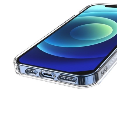 Hoco MagSafe Light Apple iPhone 13 Pro dzidrs caurspīdīgs silikona (TPU) apvalks | Vacins.lv