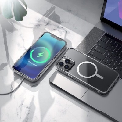 Hoco MagSafe Light Apple iPhone 13 Pro dzidrs caurspīdīgs silikona (TPU) apvalks | Vacins.lv