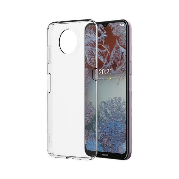 Твердый силиконовый чехол (TPU) - прозрачный (Nokia C10 / C20)
