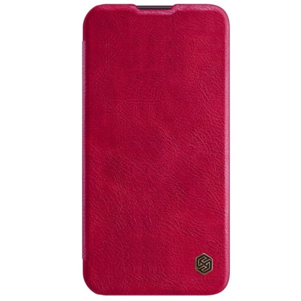 Чехол-книжка „Nillkin“ Qin Pro - красный (iPhone 13 Pro Max)
