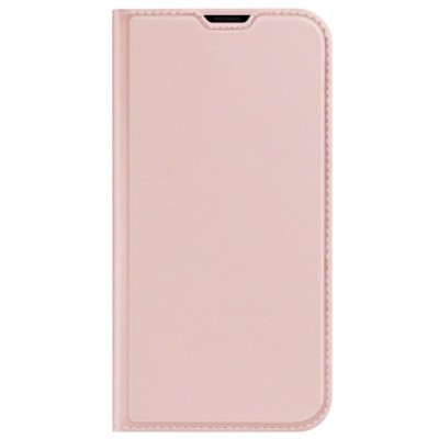 „Dux Ducis“ Skin серии Apple iPhone 13 Pro Max розовый кожаный чехол-книжка | Vacins.lv