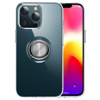 Apple iPhone 13 Mini „Sheet“ Kickstand (TPU) прозрачный чехол | Vacins.lv