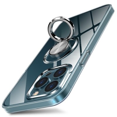 Apple iPhone 13 Mini „Sheet“ Kickstand (TPU) прозрачный чехол | Vacins.lv
