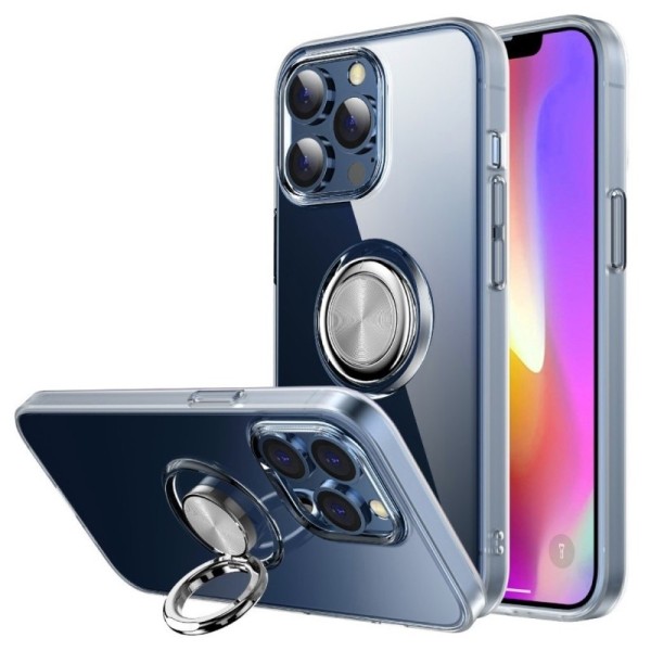 „Sheet“ Kickstand (TPU) чехол - прозрачный (iPhone 13 Pro)