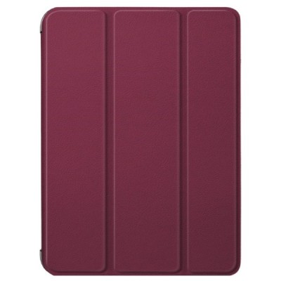 Apple iPad mini 6 2021 „Stylus“ atvēramais bordo ādas maciņš | Vacins.lv