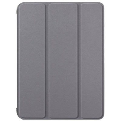 Apple iPad mini 6 2021 „Stylus“ atvēramais pelēks ādas maciņš | Vacins.lv