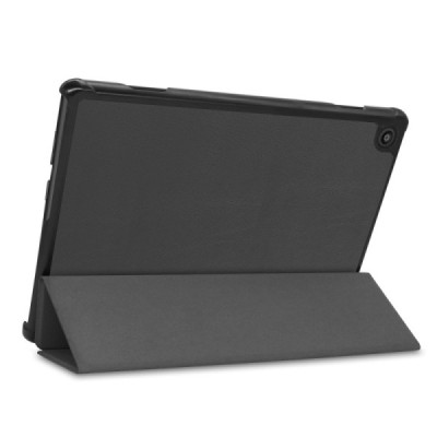 Lenovo Tab M10 FHD REL (X605FC) чёрный кожаный чехол-книжка (складной) | Vacins.lv