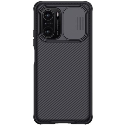 Xiaomi Poco F3 (Mi 11i) „Nillkin“ CamShield чёрный чехол, задняя часть с защитой камеры | Vacins.lv