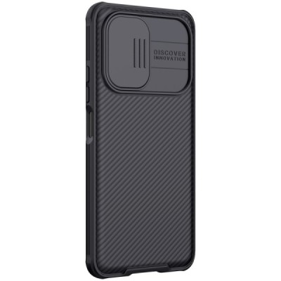 Xiaomi Poco F3 (Mi 11i) „Nillkin“ CamShield melns apvalks | vacins.lv