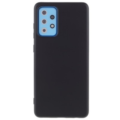 Samsung Galaxy A52 5G (A526B, A525F) „X-Level“ Liquid cieta silikona (TPU) melns apvalks | vacins.lv