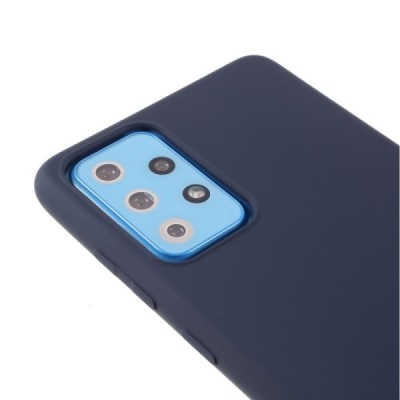 Samsung Galaxy A52 5G (A526B, A525F) „X-Level“ Liquid cieta silikona (TPU) zils apvalks | vacins.lv