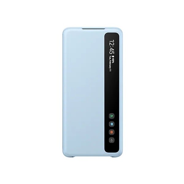 „Samsung“ Smart Clear View Cover atvērams maciņš - gaiši zils (Galaxy S20+)