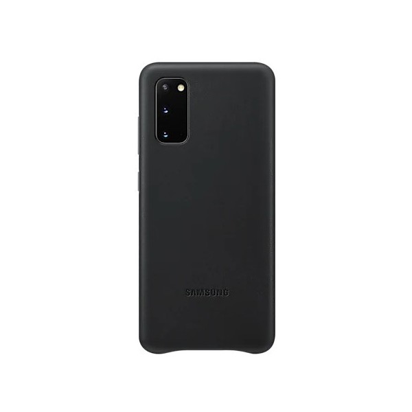 „Samsung“ Leather Cover чехол - чёрный (Galaxy S20)