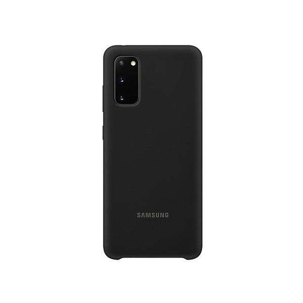 „Samsung“ Silicone Cover чехол - чёрный (Galaxy S20)