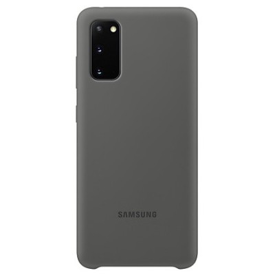 Samsung Galaxy S20 (G980) „Samsung“ Silicone Cover твердый силиконовый чехол серого цвета | Vacins.lv