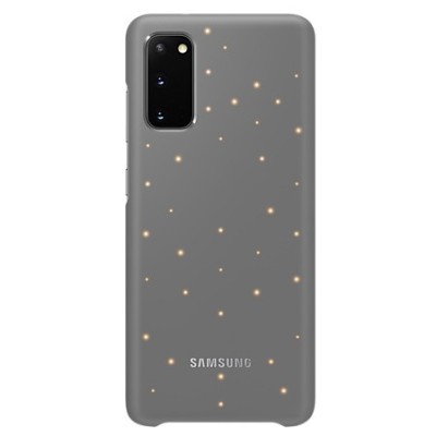 Samsung Galaxy S20 (G980) Smart Led Cover серый пластиковый чехол | Vacins.lv